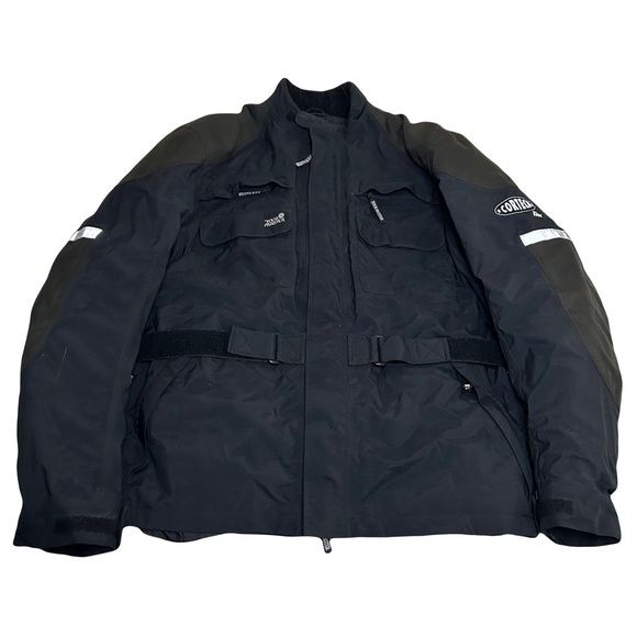 Tour Master Cortech Motorcycle Jacket Coat Insulated Armored Men’s Large Black - Picture 1 of 15